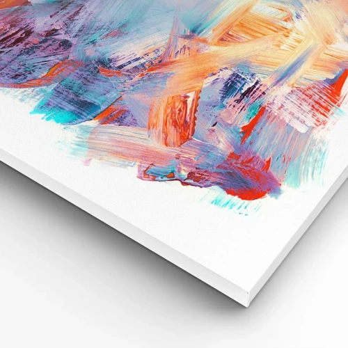 Canvas picture - Colourful Mess - 45x80 cm
