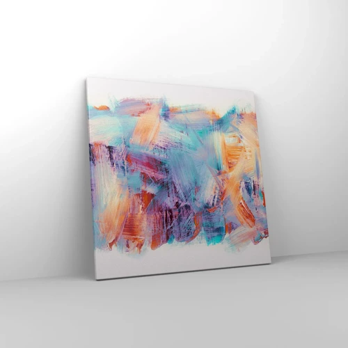 Canvas picture - Colourful Mess - 60x60 cm
