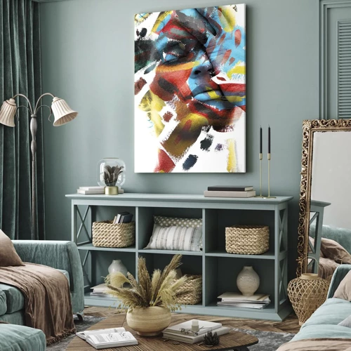 Canvas picture - Colourful Personality - 45x80 cm