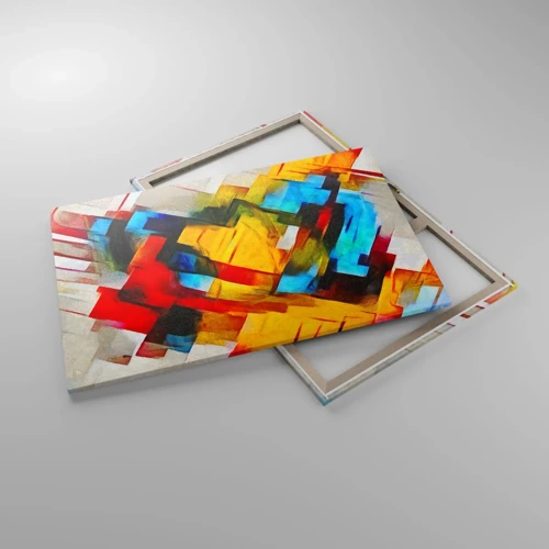 Canvas picture - Colourful Quilt - 120x80 cm