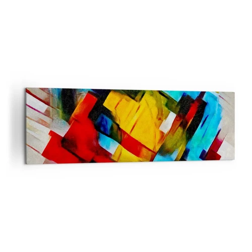 Canvas picture - Colourful Quilt - 160x50 cm