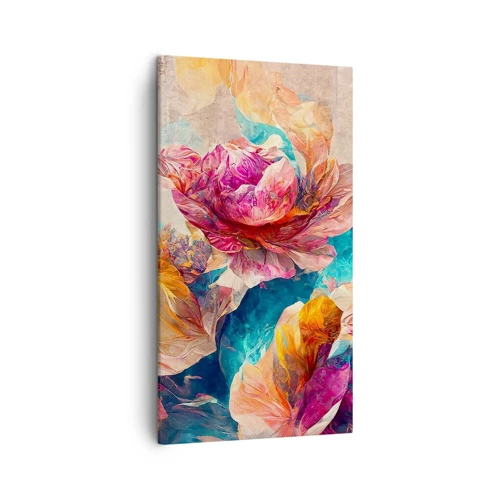 Canvas picture - Colourful Splendour of a Bouquet - 45x80 cm