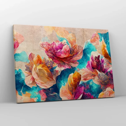 Canvas picture - Colourful Splendour of a Bouquet - 70x50 cm