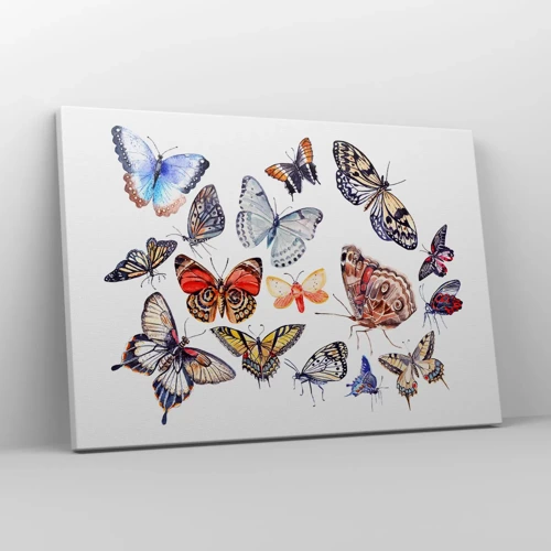 Canvas picture - Colourful Swarm - 70x50 cm