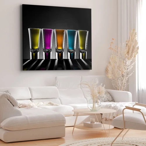 Canvas picture - Colours of Joy - 70x50 cm