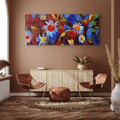 Canvas picture - Colours of Life - 160x50 cm