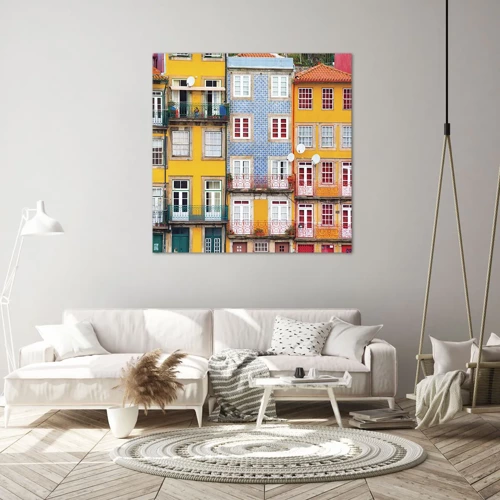 Canvas picture - Colours of Old Town - 40x40 cm