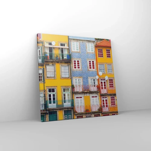 Canvas picture - Colours of Old Town - 50x50 cm