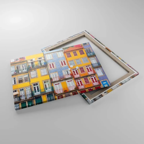 Canvas picture - Colours of Old Town - 70x50 cm