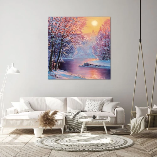 Canvas picture - Colours of Winter - 30x30 cm