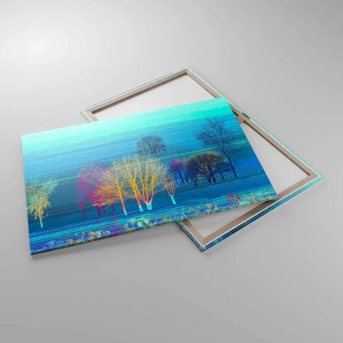 Canvas picture - Combed Landcsape - 100x70 cm