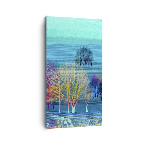 Canvas picture - Combed Landcsape - 45x80 cm