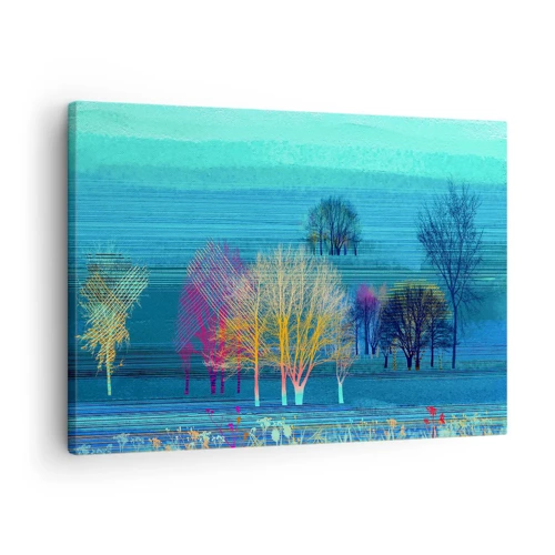 Canvas picture - Combed Landcsape - 70x50 cm