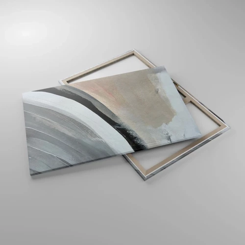 Canvas picture - Composition: Arc of Black and Grey - 120x80 cm