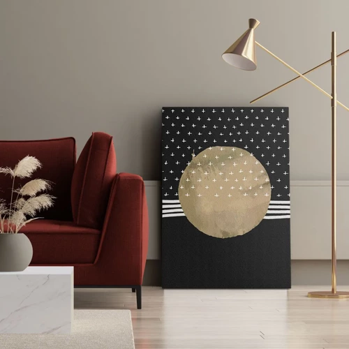 Canvas picture - Composition: Flag of Galaxy - 50x70 cm