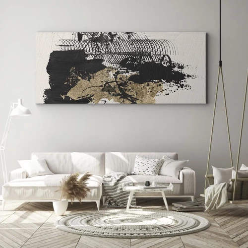 Canvas picture - Composition With Passion - 100x40 cm