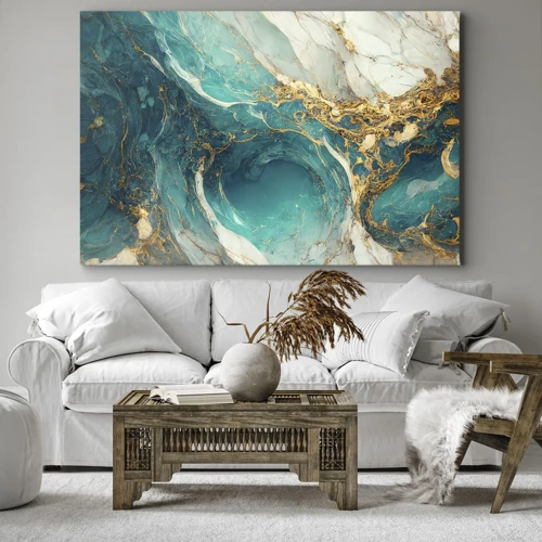 Canvas picture - Composition with Veins of Gold - 100x70 cm