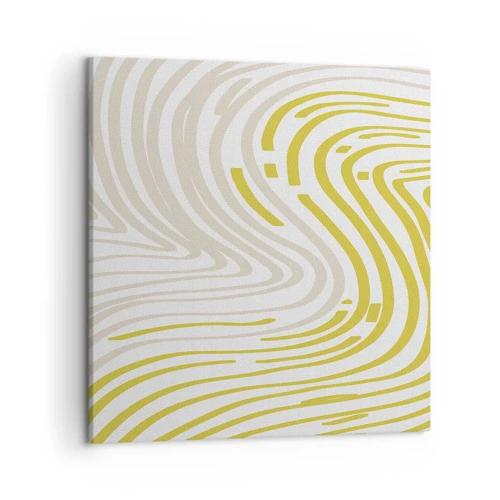 Canvas picture - Composition with a Gentle Curve - 50x50 cm