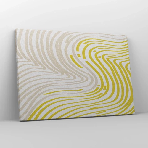 Canvas picture - Composition with a Gentle Curve - 70x50 cm