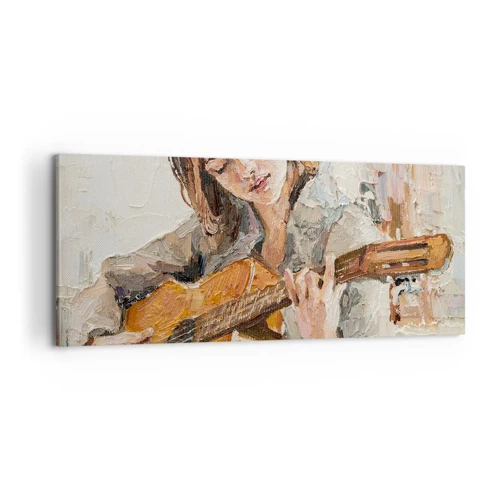 Canvas picture - Concert for Guitar and Girly Heart - 100x40 cm