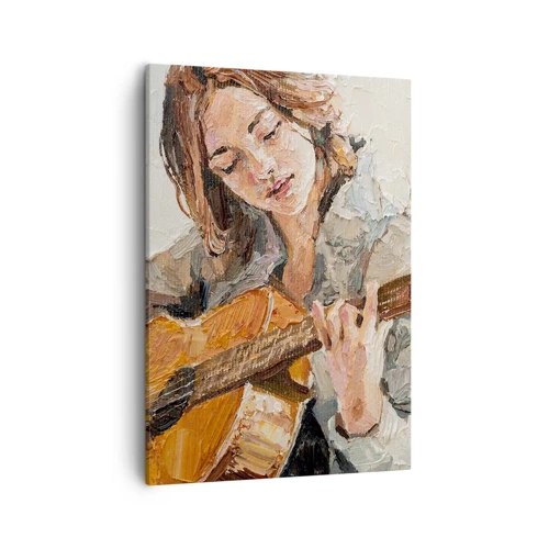 Canvas picture - Concert for Guitar and Girly Heart - 50x70 cm