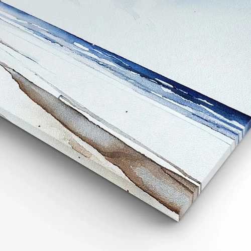 Canvas picture - Conversation with the Sea - 120x50 cm