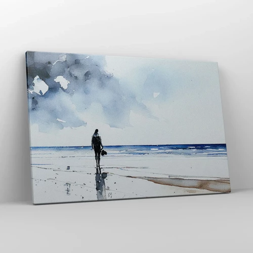 Canvas picture - Conversation with the Sea - 120x80 cm