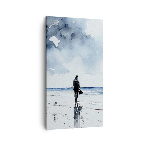 Canvas picture - Conversation with the Sea - 45x80 cm