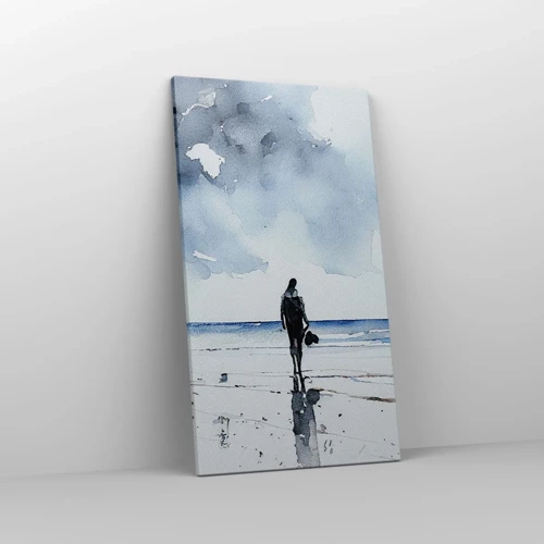 Canvas picture - Conversation with the Sea - 45x80 cm