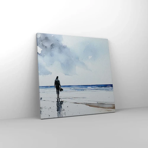 Canvas picture - Conversation with the Sea - 60x60 cm