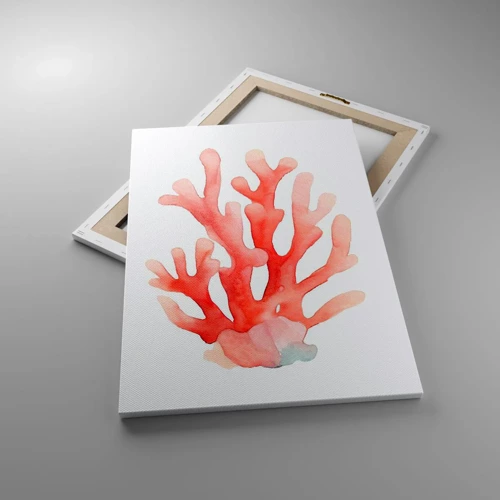 Canvas picture - Coral Colour Colars - 50x70 cm