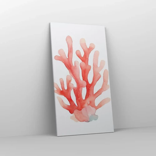 Canvas picture - Coral Colour Colars - 55x100 cm