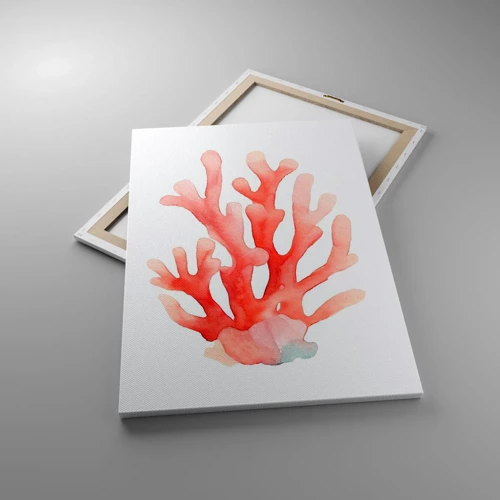 Canvas picture - Coral Colour Colars - 70x100 cm