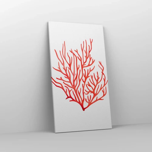 Canvas picture - Coral Filigree - 45x80 cm