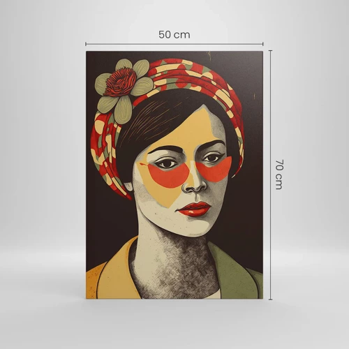 Canvas picture - Coral Lady - 50x70 cm