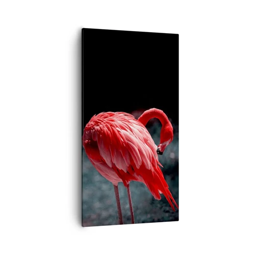 Canvas picture - Crimson Poem of Nature - 55x100 cm