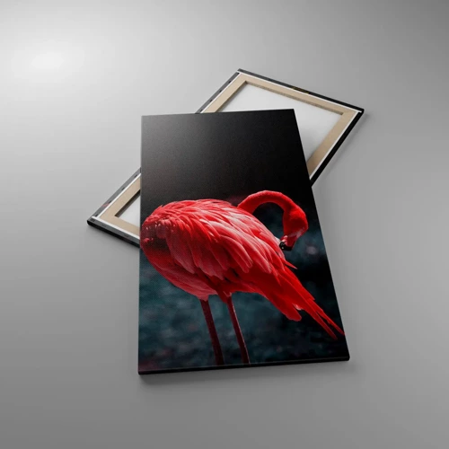 Canvas picture - Crimson Poem of Nature - 55x100 cm