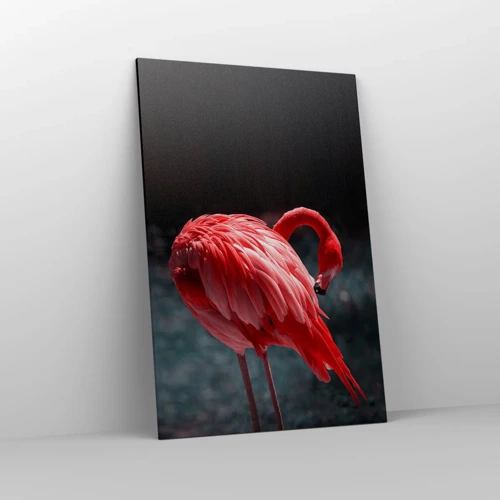 Canvas picture - Crimson Poem of Nature - 80x120 cm
