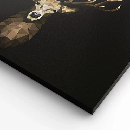 Canvas picture - Cubist Deer - 70x70 cm
