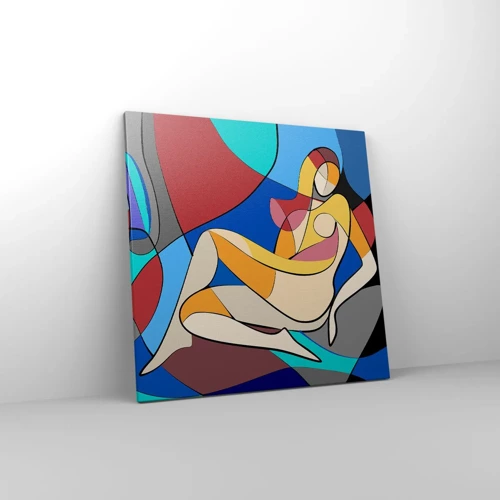Canvas picture - Cubist Nude - 60x60 cm