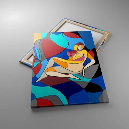 Canvas picture - Cubist Nude - 70x100 cm