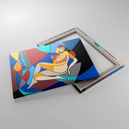 Canvas picture - Cubist Nude - 70x50 cm