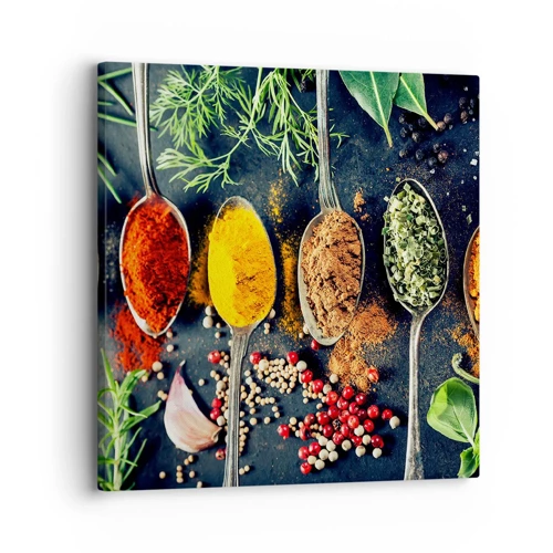 Canvas picture - Culinary Magic - 30x30 cm