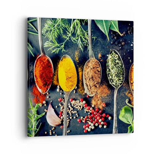 Canvas picture - Culinary Magic - 40x40 cm
