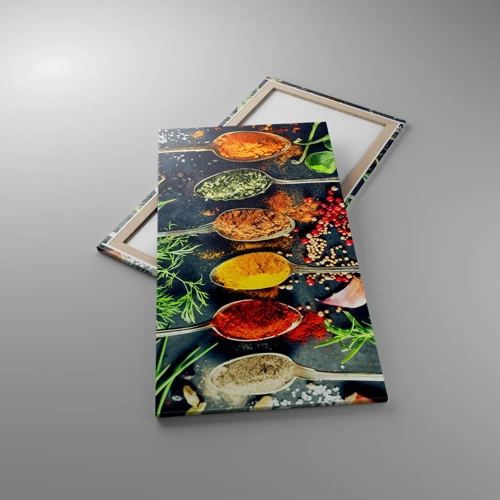 Canvas picture - Culinary Magic - 65x120 cm