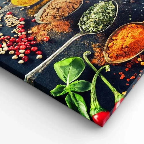 Canvas picture - Culinary Magic - 65x120 cm