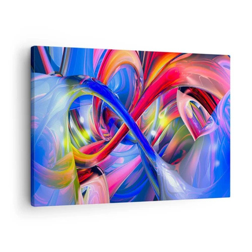 Canvas picture - Dance of Colours - 70x50 cm