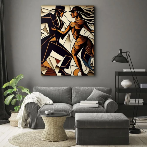 Canvas picture - Dance of Passion  - 45x80 cm