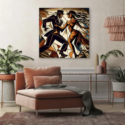 Canvas picture - Dance of Passion  - 70x70 cm