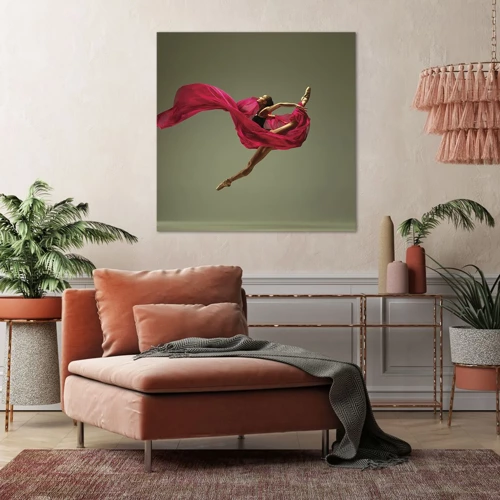 Canvas picture - Dancing Flame - 30x30 cm